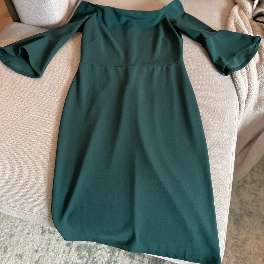 H&M off the shoulder dress with 3/4 bell sleeves, worn once
